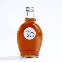 Empty 8oz 16oz Handle Glass Bottle Jug For Pure Maple Syrup With Screw Top