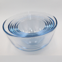 Top sales round glass baking tray bakeware dishes